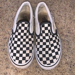 Kids Checkered Vans